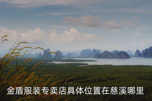 金盾服裝專賣店具體位置在慈溪哪里
