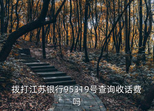 江蘇銀行電話，撥打江蘇銀行95319號查詢收話費(fèi)嗎
