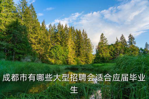 成都市有哪些大型招聘會適合應(yīng)屆畢業(yè)生