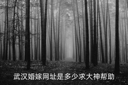 武漢婚嫁網址是多少求大神幫助