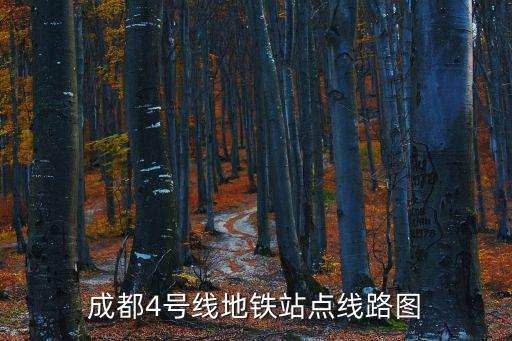 成都4號(hào)線地鐵站點(diǎn)線路圖