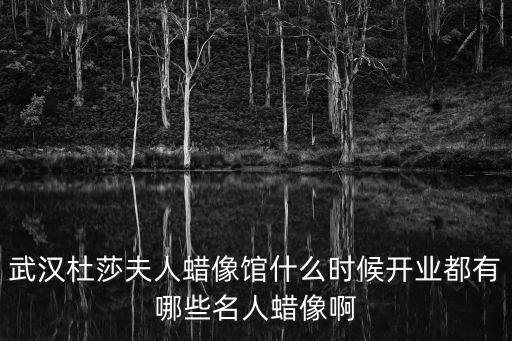 武漢杜莎夫人蠟像館什么時候開業都有哪些名人蠟像啊