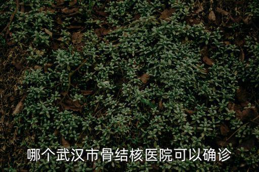哪個武漢市骨結核醫院可以確診