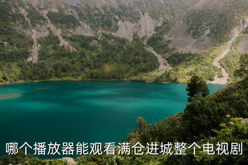 滿倉進城電視劇，滿倉進城的主演是誰
