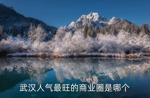 武漢人氣最旺的商業(yè)圈是哪個(gè)