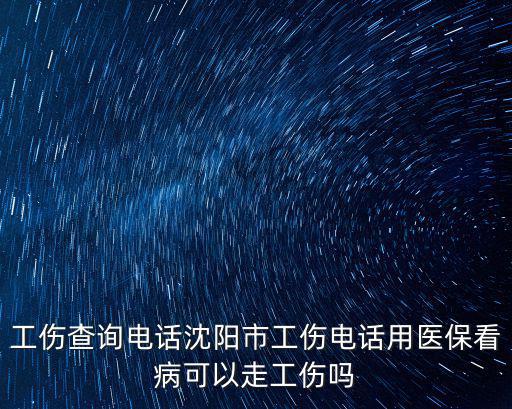 工傷查詢電話沈陽市工傷電話用醫?？床】梢宰吖麊? class=