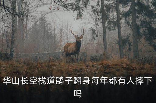 華山長空棧道，華山長空棧道鷂子翻身每年都有人摔下嗎
