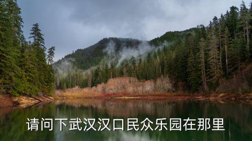 請問下武漢漢口民眾樂園在那里