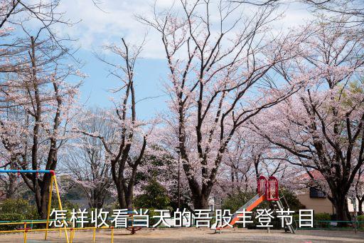 怎樣收看當天的吾股豐登節目