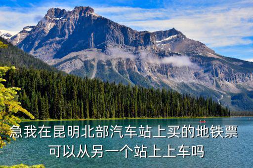 地鐵票，急我在昆明北部汽車站上買的地鐵票 可以從另一個站上上車嗎