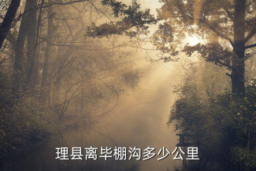 理縣離畢棚溝多少公里