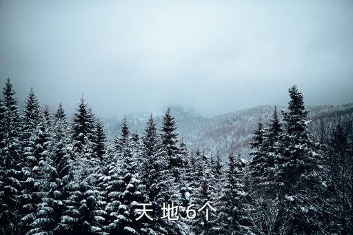 天 地 6個