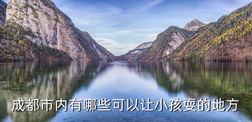 成都市內有哪些可以讓小孩耍的地方