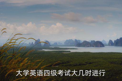 大學(xué)英語四級考試大幾時進(jìn)行