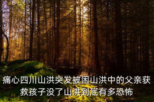 四川洪水，四川北川山洪致6人死亡12人失聯(lián)目前當(dāng)?shù)厥転?zāi)情況如何