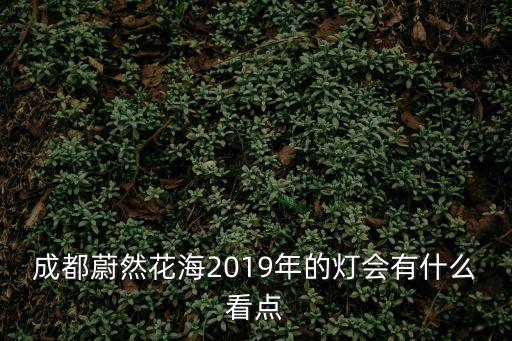 成都蔚然花海2019年的燈會(huì)有什么看點(diǎn)