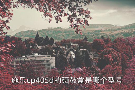 202023，施樂cp405d的硒鼓盒是哪個型號