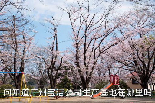 問知道廣州寶潔公司生產基地在哪里嗎