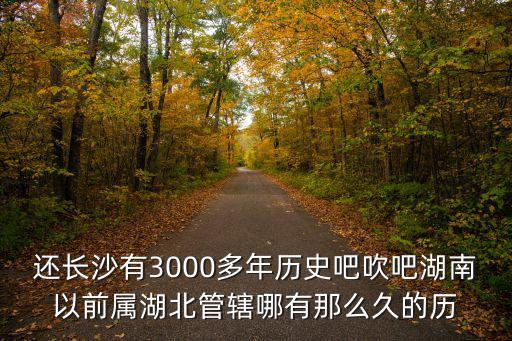 長沙歷史，武漢和長沙誰的歷史悠久