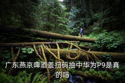 廣東燕京啤酒蓋掃碼抽中華為P9是真的嗎