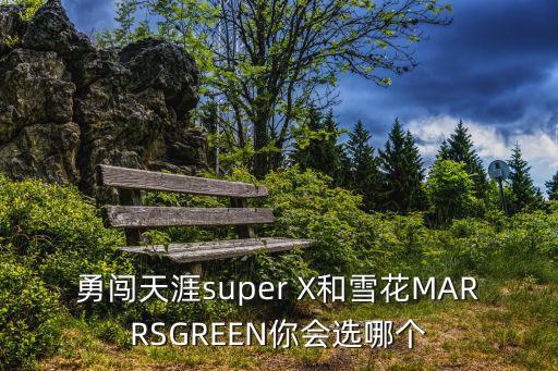 勇闖天涯super X和雪花MARRSGREEN你會選哪個