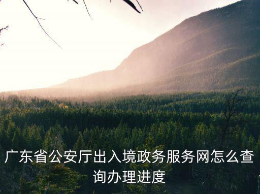 廣東省出入境政務(wù)服務(wù)網(wǎng)，廣東省公安廳出入境政務(wù)服務(wù)網(wǎng)如何預(yù)約港澳通行證