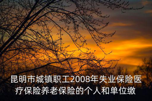 醫(yī)保比例單位和個人，誰知道2008年現(xiàn)在單位上的保險 單位和個人的繳費比例是多少 謝謝