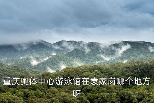 重慶奧體中心游泳館在袁家崗哪個地方呀