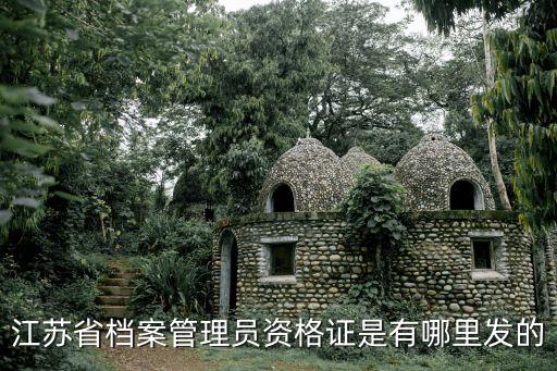 江蘇檔案信息網，江蘇省檔案管理員資格證是有哪里發的