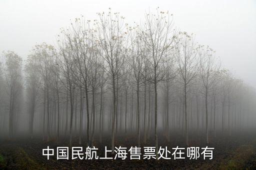 中國(guó)民航上海售票處在哪有