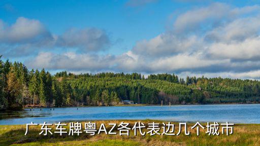 廣東車牌粵AZ各代表邊幾個城市