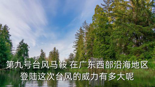 第九號(hào)臺(tái)風(fēng)馬鞍 在廣東西部沿海地區(qū)登陸這次臺(tái)風(fēng)的威力有多大呢