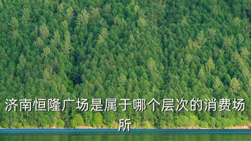 濟南恒隆廣場，濟南恒隆廣場是屬于哪個層次的消費場所