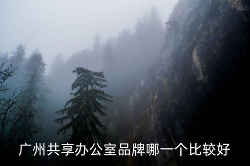 廣州共享辦公室品牌哪一個比較好