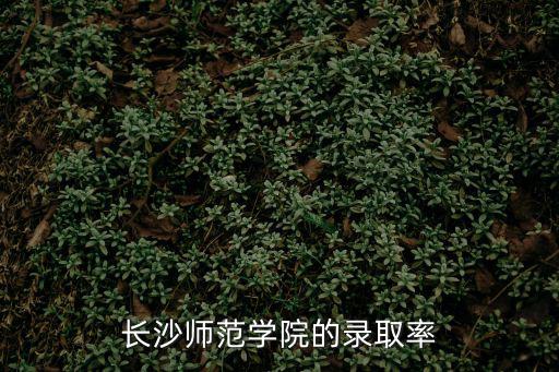 長(zhǎng)沙師范，長(zhǎng)沙師范學(xué)院的錄取率