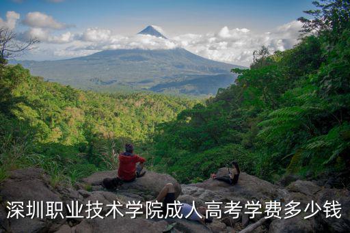 深圳職業(yè)技術學院成人高考學費多少錢