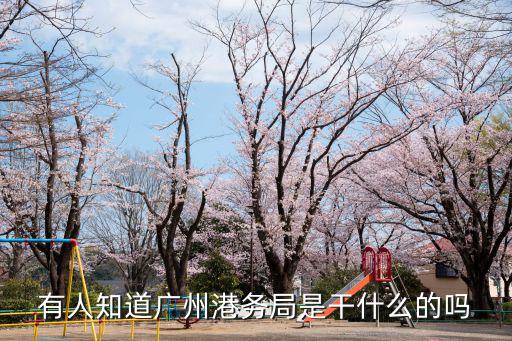 有人知道廣州港務局是干什么的嗎