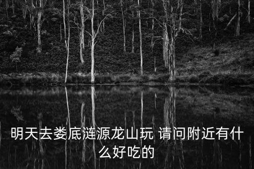 明天去婁底漣源龍山玩 請問附近有什么好吃的