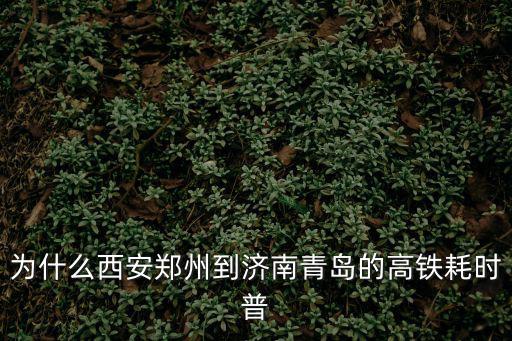 鄭州到濟(jì)南的高鐵，為什么西安鄭州到濟(jì)南青島的高鐵耗時普