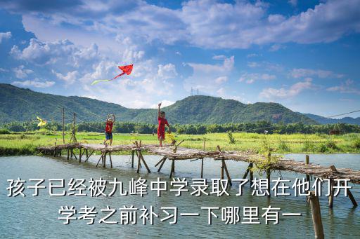 孩子已經(jīng)被九峰中學(xué)錄取了想在他們開學(xué)考之前補(bǔ)習(xí)一下哪里有一