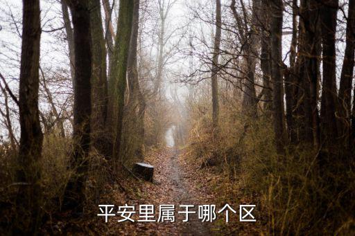 平安里屬于哪個區