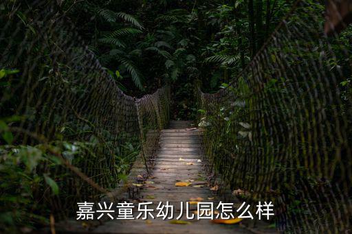 嘉興童樂幼兒園怎么樣