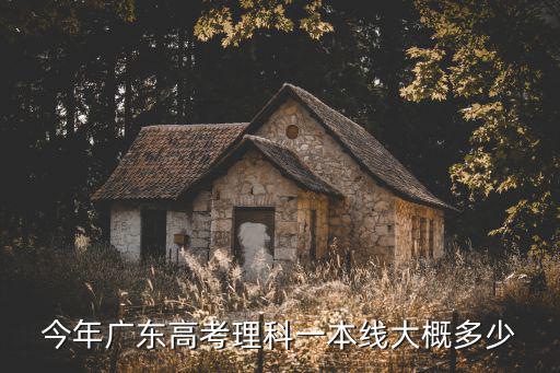 今年廣東高考理科一本線大概多少