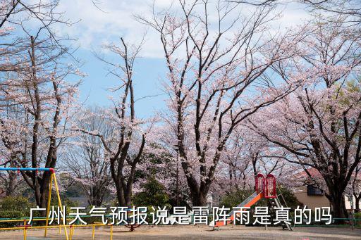 廣州天氣預(yù)報(bào)說(shuō)是雷陣雨是真的嗎