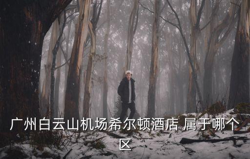 廣州白云山機場希爾頓酒店 屬于哪個區(qū)