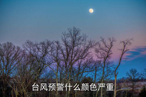 臺風藍色預警，臺風藍色預警是幾級