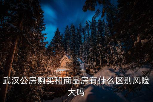 武漢公房購買和商品房有什么區別風險大嗎