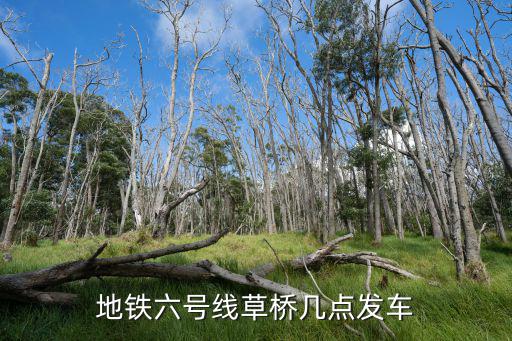 地鐵六號線草橋幾點發車