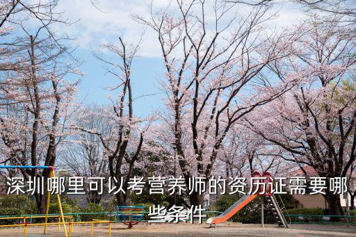 深圳哪里可以考營養(yǎng)師的資歷證需要哪些條件