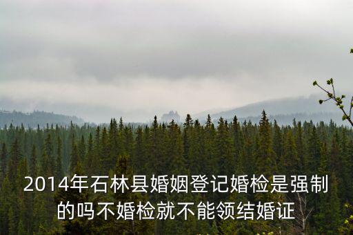 婚檢是強制的嗎，現在婚檢是強制嗎